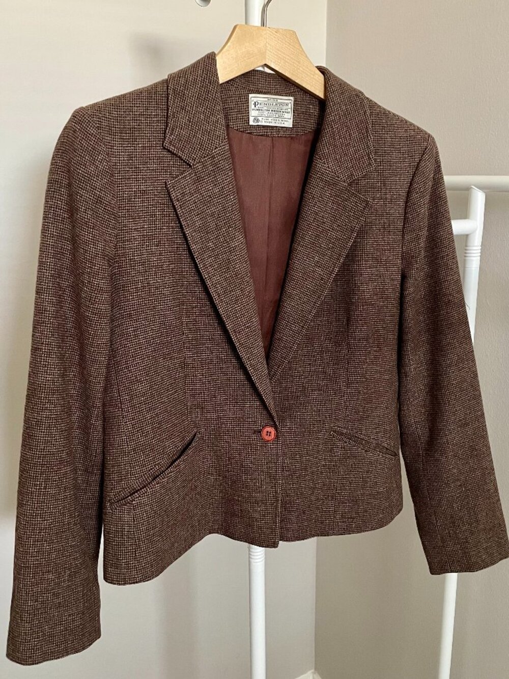 Vintage Miss Pendleton 100% Wool Blazer